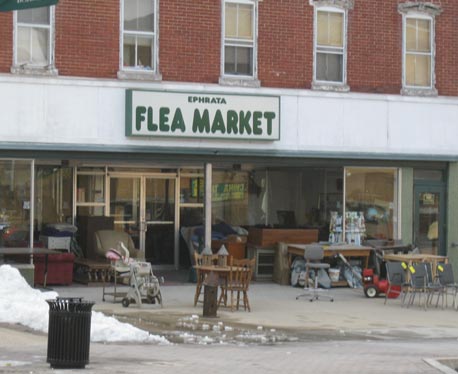 Ephrata Flea Market - downtown pig sty