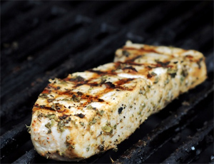 grilled swordfish steak